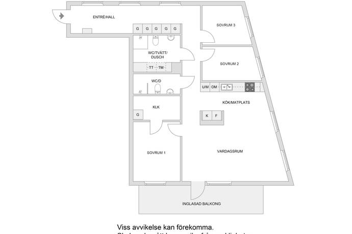 4 rum Lägenhet på Visthusgatan 5 Bålsta Centralt Håbo kommun - bild 24