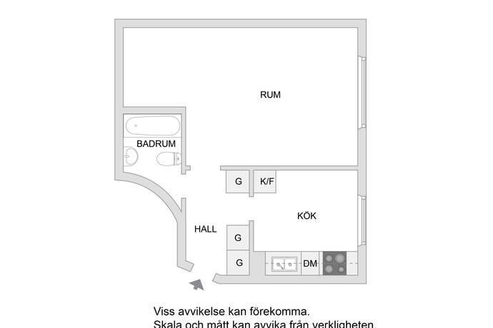 1.5 rum Lägenhet på Fredsgatan 12A Centrala Sundbyberg Sundbybergs kommun - bild 17