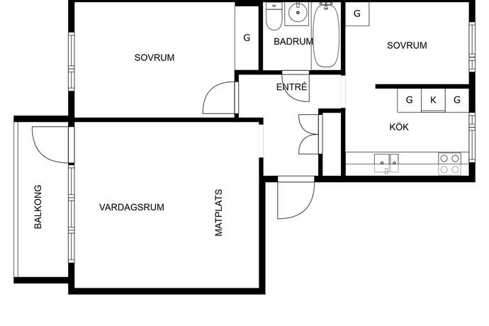 2.5 rum Lägenhet på Kruthornsvägen 60B Edsberg Sollentuna kommun - bild 19