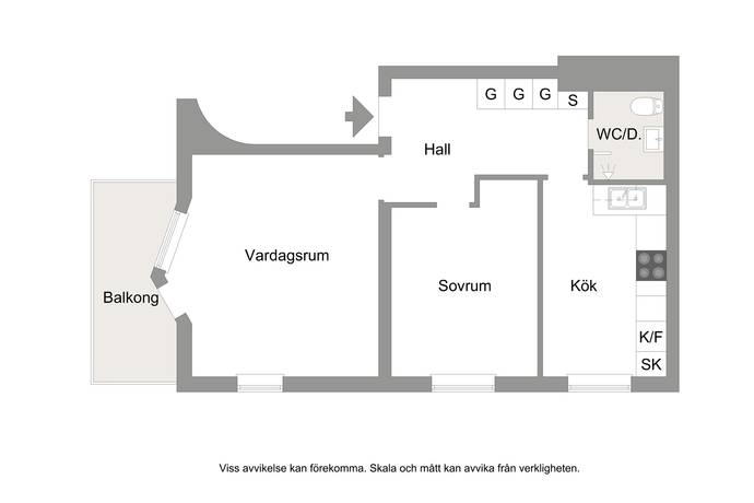 2 rum Lägenhet på Slaggatan 6A Avesta kommun - bild 21