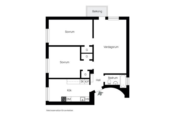 3 rum Lägenhet på Olaus Magnus Väg 25 Hammarbyhöjden / Skärmarbrink Stockholms kommun - bild 28