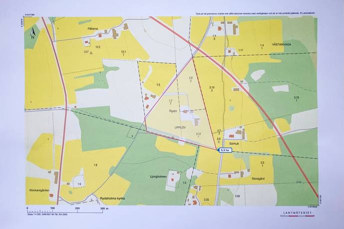 Gård med jordbruk på Upplöv Norra Skattegård 1 Upplid Värnamo kommun - bild 56