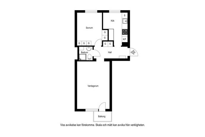 2 rum lägenhet på Döbelns plan 8 Väst på stan, Umeå kommun - bild 5
