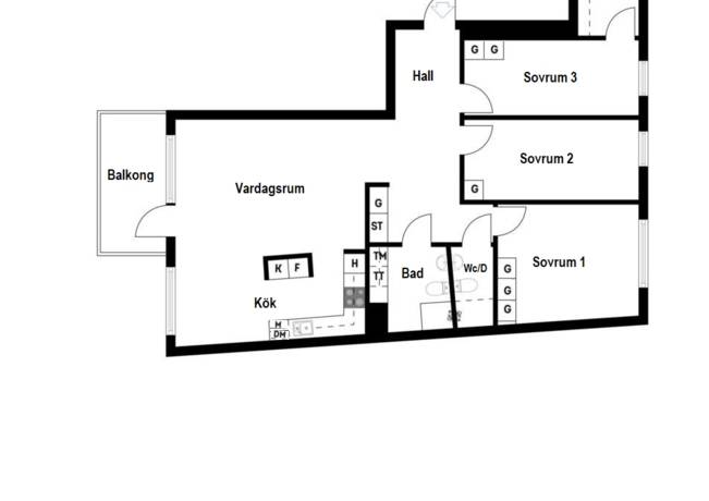 4 rum Lägenhet på Vinthundsgatan 86 Brotorp - Järvastaden Sundbybergs kommun - bild 23