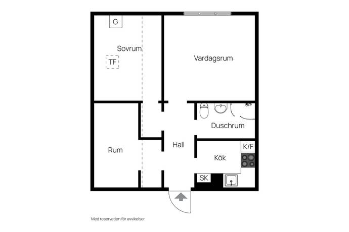 2 rum Lägenhet på Norra Ringvägen 21 Murberget Härnösands kommun - bild 16