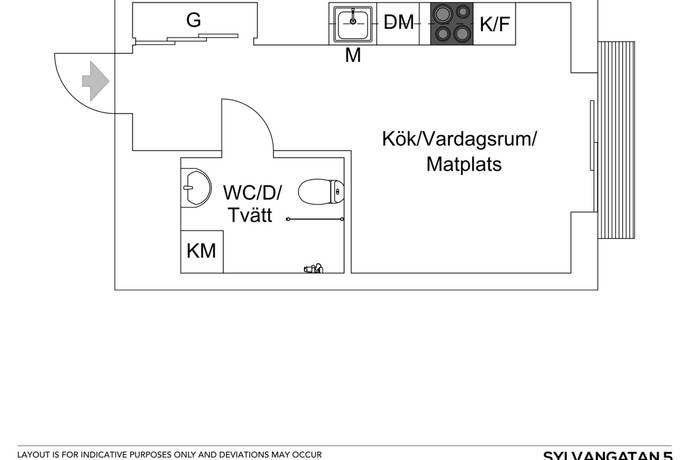 1 rum Lägenhet på Sylvangatan 5 Haga Norra Solna kommun - bild 17