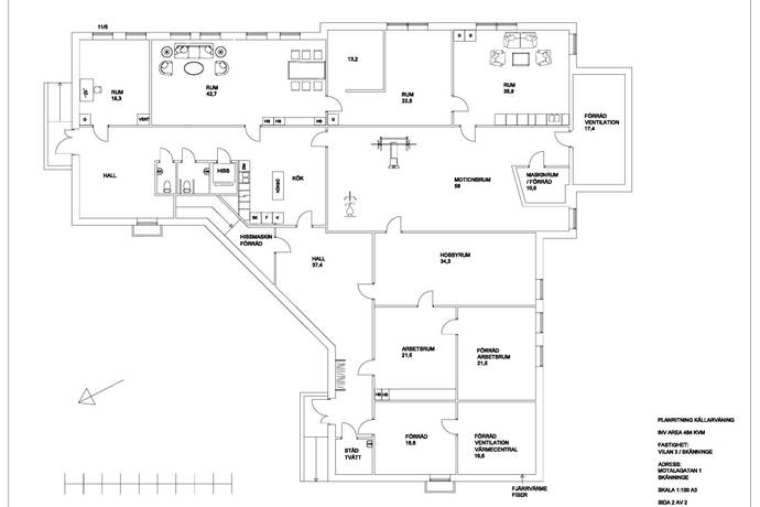 940 m² Villa på Motalagatan 1 Skänninge Mjölby kommun - bild 45