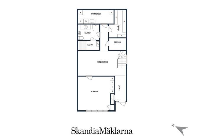 4 rum Radhus på Fridhemsgatan 15B Ulvhäll/Fridhem Strängnäs kommun - bild 45