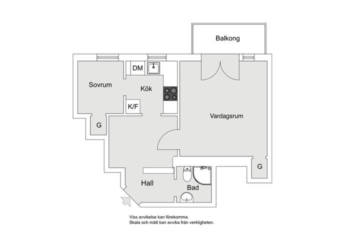 1.5 rum Lägenhet på Luxgatan 6, 1tr Kungsholmen / Lilla Essingen Stockholms kommun - bild 24