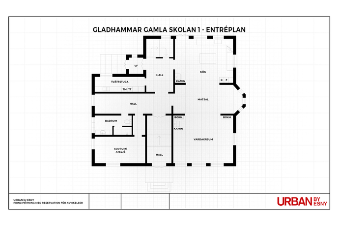 13 rum Villa på Gladhammar Gamla skolan 1 Västerviks kommun - bild 11