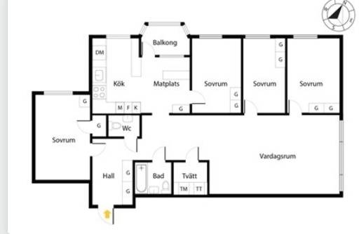 5 rum Lägenhet på Storforsplan 3, 7tr Farsta - Centrum Stockholms kommun - bild 28