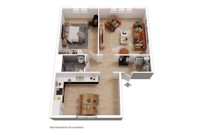 2 rum Lägenhet på Oxelgatan 16 C Fålhagen Uppsala kommun - bild 39