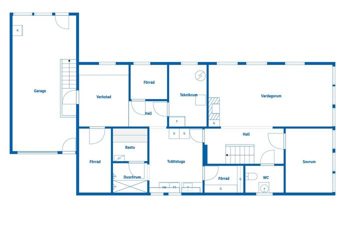 4 rum Villa på Rutsbergsgatan 19 Piperskärr Västerviks kommun - bild 34