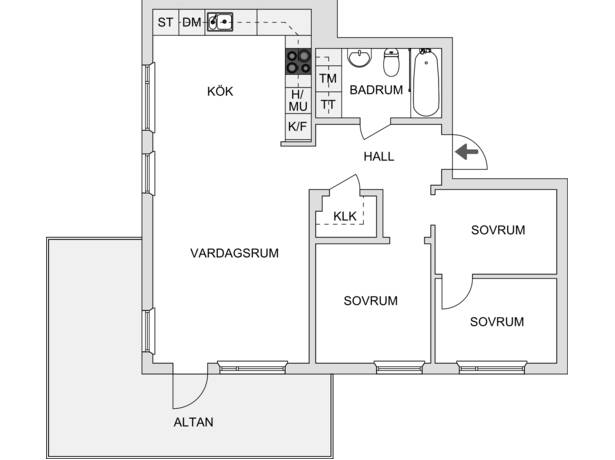 3.5 rum Lägenhet på Rekordvägen 7 Gustavsberg Farstadal Värmdö kommun - bild 38