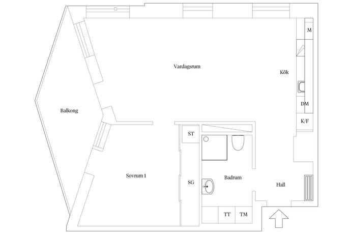2 rum Lägenhet på Carlsgatan 35 City Malmö kommun - bild 11