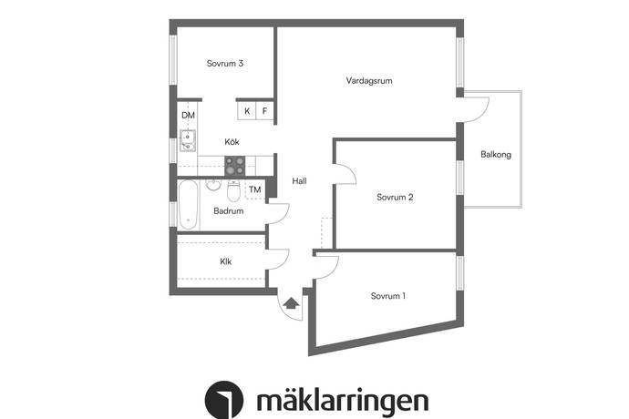4 rum Lägenhet på Trolle-Bondes gata 5, 2 tr Vällingby Nälsta Stockholms kommun - bild 22