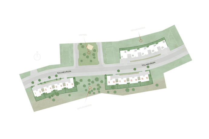 6 rum Par-/kedje-/radhus på Tollarevägen 8A (lgh 26) Tollare Nacka kommun - bild 19
