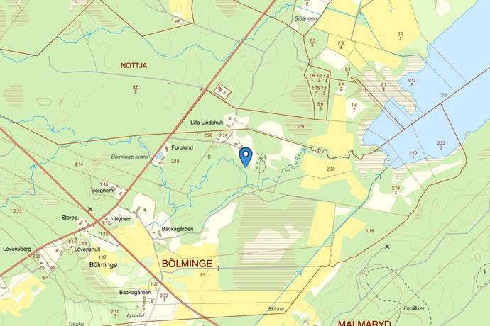 6 rum Gård utan jordbruk på Bölminge Bäckagård 1 Ljungby kommun - bild 45