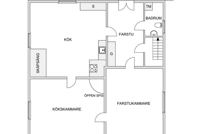 4 rum Gård/skog på Strömnäs 116 Vilhelmina Vilhelmina kommun - bild 43