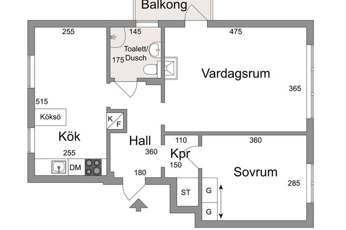 2 rum Lägenhet på Drottningtorget 5a Tannefors/centralt Linköpings kommun - bild 17