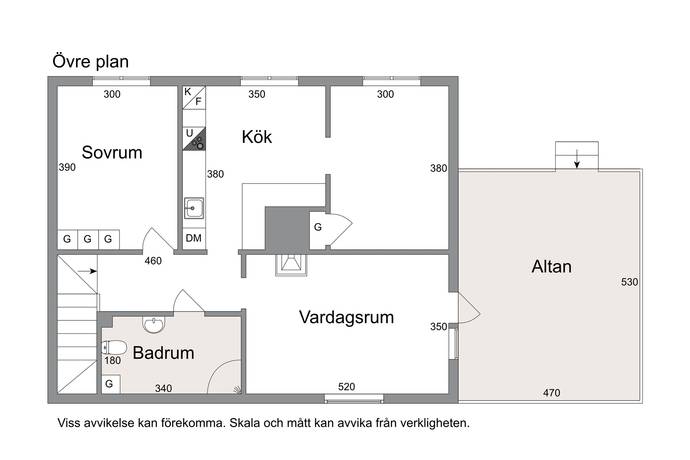 4 rum Villa på Dammgatan 17 Limmared Tranemo kommun - bild 6