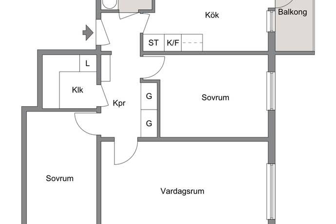 3 rum Lägenhet på Jägaregatan 40 Olofström Olofströms kommun - bild 15