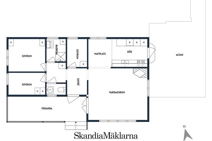 4 rum Vinterbonat fritidshus på Liljekonvaljstigen 50 Ringsö Strängnäs kommun - bild 44