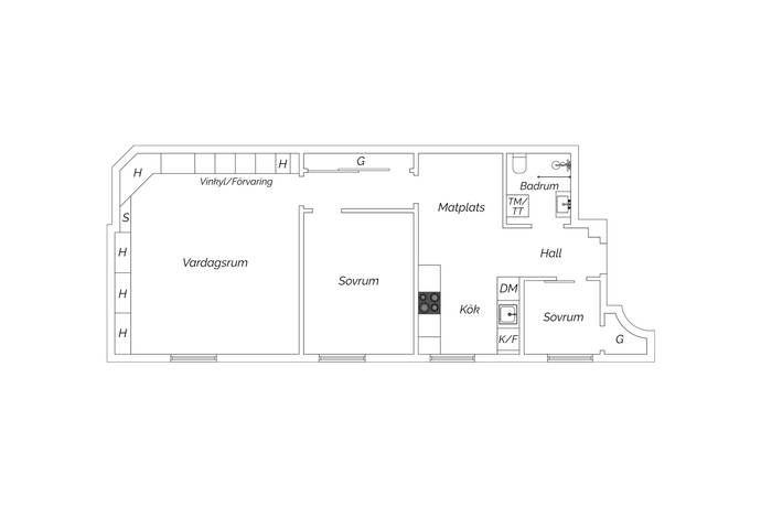 3 rum Lägenhet på Birger Jarlsgatan 44A Östermalm Stockholms kommun - bild 16