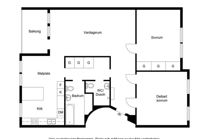 3 rum Lägenhet på Sleipnervägen 47, 1 tr Centrala Handen Haninge kommun - bild 25