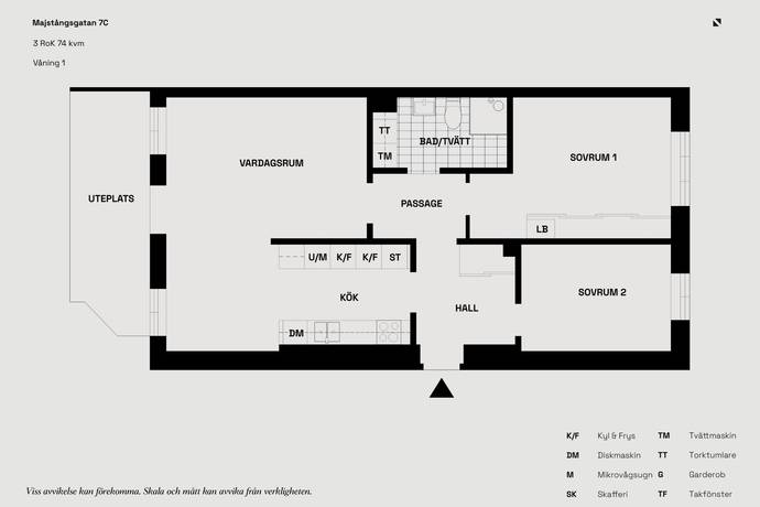3 rum Lägenhet på Majstångsgatan 7C Kungsladugård Göteborgs kommun - bild 3