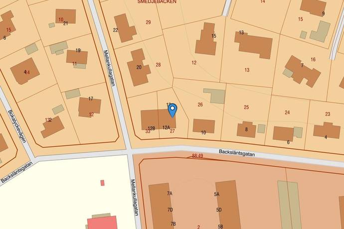 4 rum Parhus på Backsläntsgatan 12A Väster Hässleholms kommun - bild 36