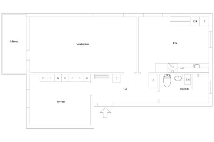 2 rum lägenhet på Baazgatan 5E Mölndal - Innerstaden, Mölndals kommun - bild 4