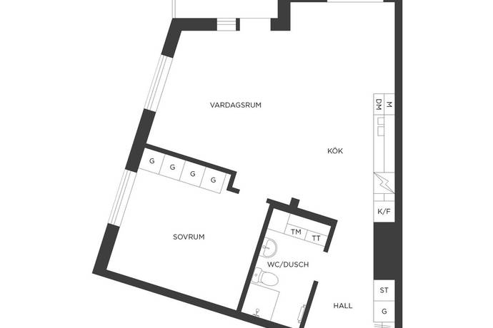 2 rum Lägenhet på Bratteråsbacken 30 Eriksberg Göteborgs kommun - bild 27