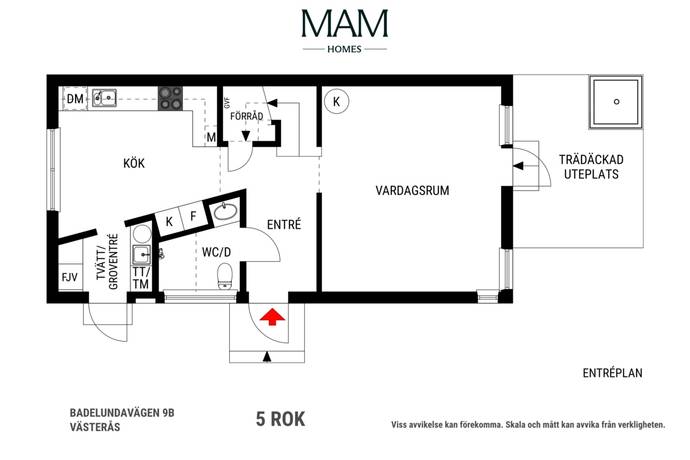5 rum Parhus på Badelundavägen 9B Hökåsen Västerås kommun - bild 39