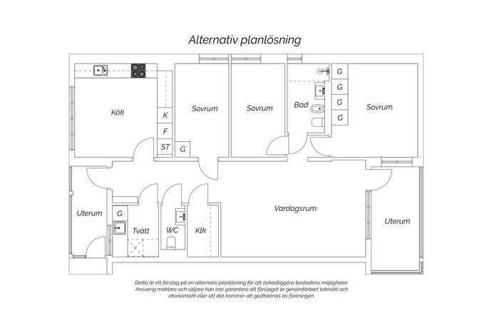 3 rum Lägenhet på Klyfteråsen 62 Skintebo Göteborgs kommun - bild 37