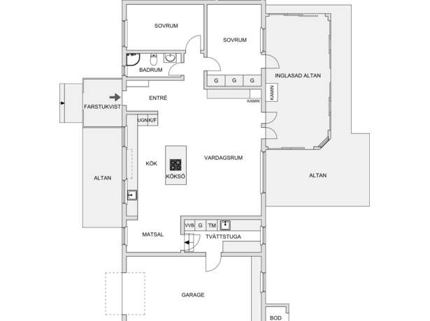 3 rum Villa på Hjortvägen 9 Haverdal Halmstads kommun - bild 29
