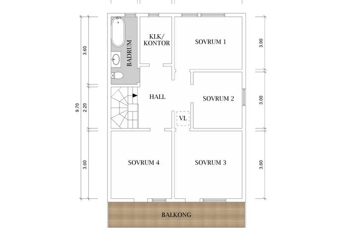 6 rum villa på Tröskvägen 19 Viksjö, Järfälla kommun - bild 4