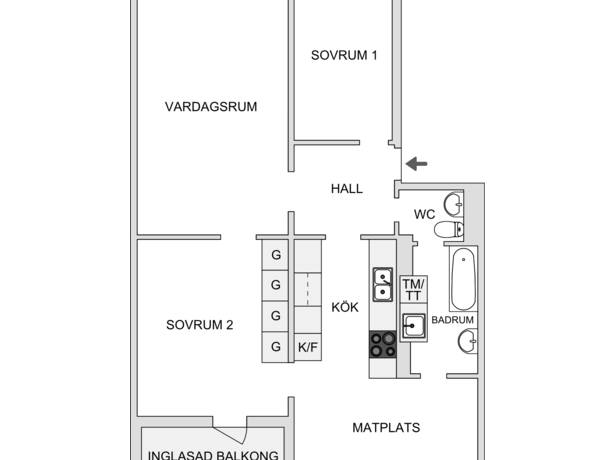 3 rum Lägenhet på Falkholmsgränd 29 Skärholmen Stockholms kommun - bild 23