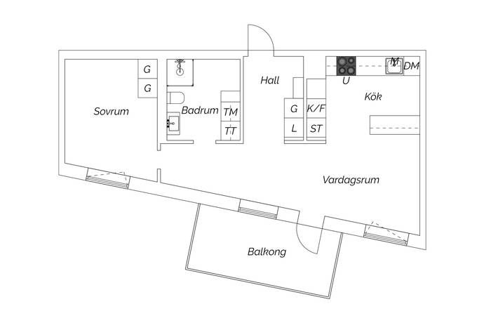 2 rum Lägenhet på Mittlinjen 3 Arenaparken Lunds kommun - bild 30