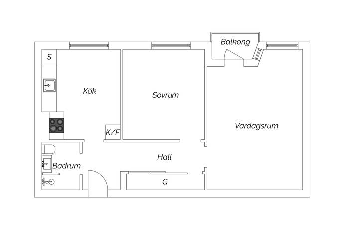 2 rum Lägenhet på Rödkullastigen 11B Almhög Malmö kommun - bild 25