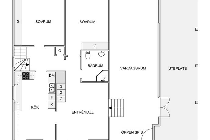 4 rum Villa på Allmänna vägen 54 Sjömarken Borås kommun - bild 36