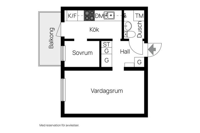 1.5 rum Lägenhet på Brännavägen 15 Brännan Härnösands kommun - bild 18