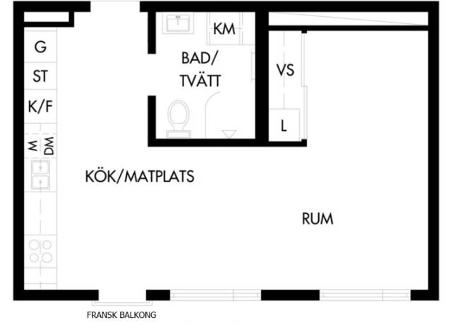 1.5 rum Lägenhet på Glasbrukskajen 8B Limhamns Sjöstad Malmö kommun - bild 20