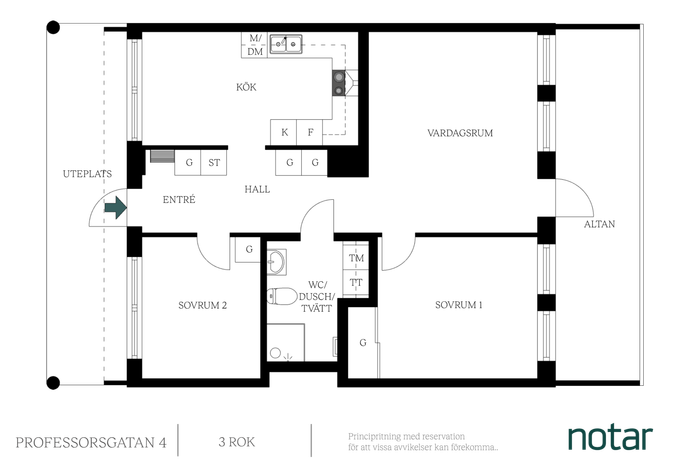 3 rum Lägenhet på Professorsgatan 4 Pedagogen Park Mölndals kommun - bild 22