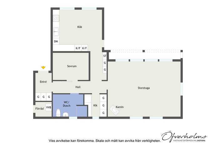 2 rum Villa på Blåsippsvägen 14 Holmen Sigtuna kommun - bild 22