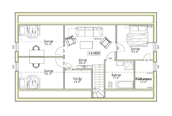 8 rum villa på Ryttartorpsgatan 3A Kumla Stad, Kumla kommun - bild 3