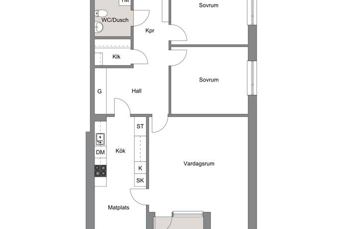 3 rum Lägenhet på Axel Oxenstiernas väg 3 Oxhagen Kalmar kommun - bild 17