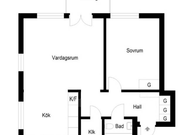 2 rum Lägenhet på Näckrosvägen 9, vån 3 Solna kommun - bild 19