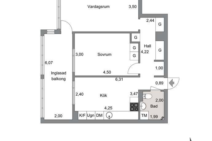 2 rum Lägenhet på Elsarostigen 2 Brunnsäng Södertälje kommun - bild 15