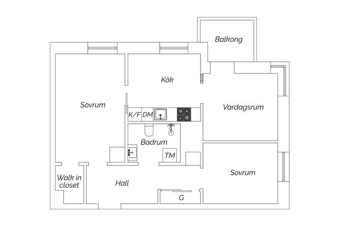 2 rum Lägenhet på Klintvägen 7 Segeltorp Huddinge kommun - bild 28